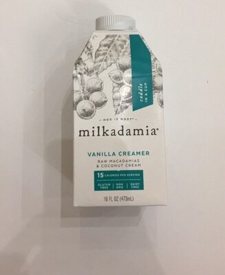 Vanilla Creamer Raw Macadamias & Coconut Cream