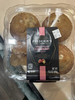 Vanilla Filed Strawberry Muffin