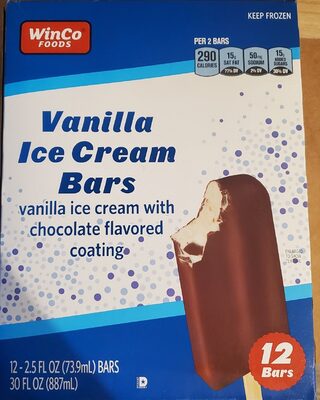 Vanilla Ice Cream Bars