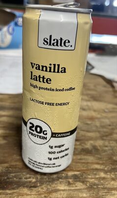 Vanilla latte high protein iced coffee