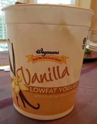 Vanilla low-fat yogurt
