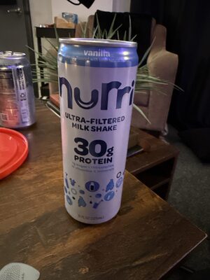 Nutrition facts of Vanilla Protein Shake