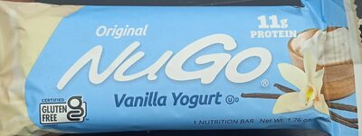 Vanilla yogurt nutrition bar, vanilla