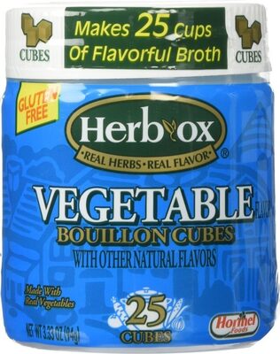 Vegetable bouillon cubes