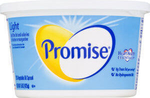 Vegetable oil spread light