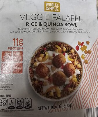 Veggie Falafel Rice & Quinoa Bowl