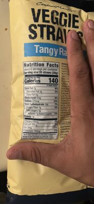 Veggie Straws Tangy Ranch