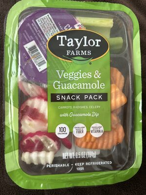 Veggies & Guacamole Snack Pack