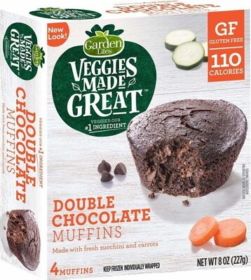 Veggies made great double chocolate muffins