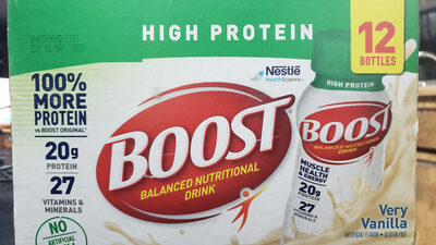 Very vanilla complete nutritional drink, very vanilla