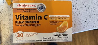 Vitamin C Dietary Supplement Tangerine