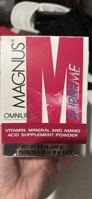 VITAMIN, MINERAL AND AMINO ACID SUPPLEMENT POWDER