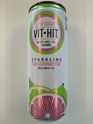 VitHit Sparkling Pink Grapefruit Lime With White Tea