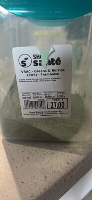 VRAC - Greens & Berries (POS) - Framboise