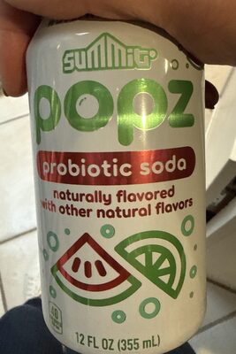 Wa watermelon Lime Probiotic Soda