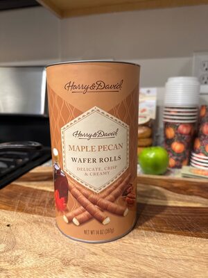 Wafer Rolls - Maple Pecan Flavor