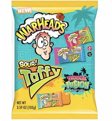 Warheads Sour Taffy Tropical Fusion