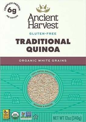 Washed & Rinsed Organic Quinoa: Traditional Quinoa Gluten Free
