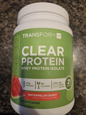 Watermelon Burst Clear Protein