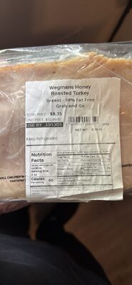Wegmans Honey Roasted Turkey Breast - 98% Fat Free