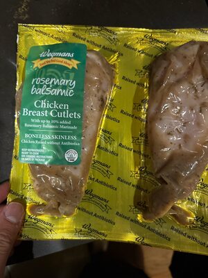 wegmans rosemary balsamic chicken breast cutlets