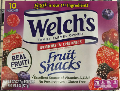 Welch's Berries 'N Cherries Fruit Snacks