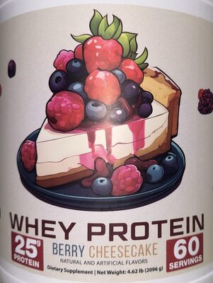 Whey Protein Berry Cheesecake