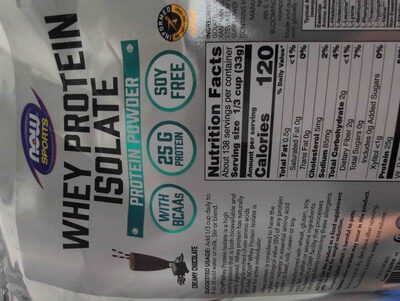 Whey Protein Isolate chocolate