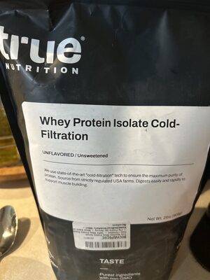 Whey Protein Isolate Cold-Pressed, Unflavored