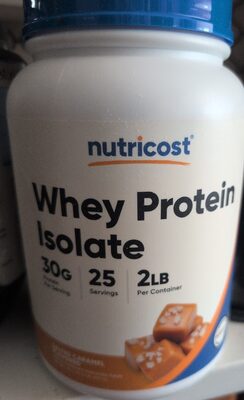 Whey Protein Isolate - Salted Caramel Flavored