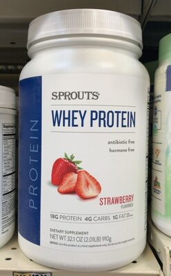 whey protein strawberry