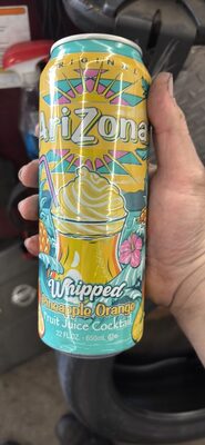 Whipped Pineapple Orange Fruit Juice Cocktail