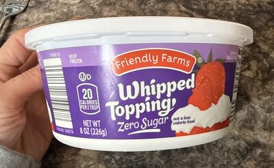 Whipped Topping Zero Sugar