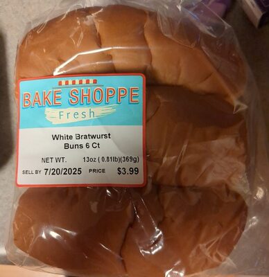 White Bratwurst Bun