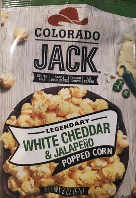 White Cheddar & Jalapeno Popped Corn