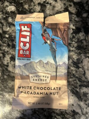 White Chocolate Macadamia Nut Energy Bar
