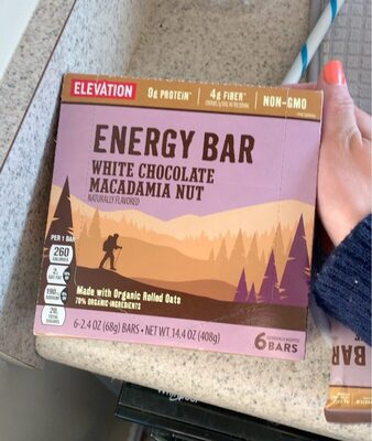 White Chocolate Macadamia Nut Energy Bar