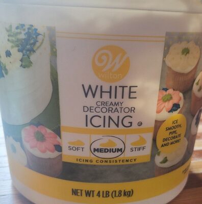 white decorator icing