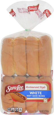 White Hot Dog Buns