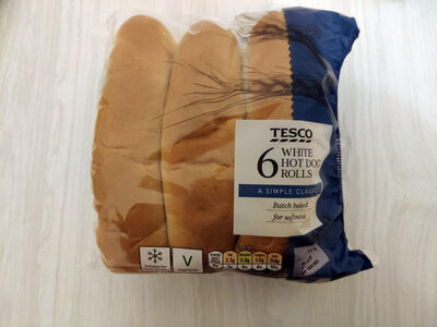 White Hot Dog Rolls