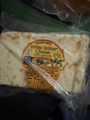 White Stilton Cheese with Apricots