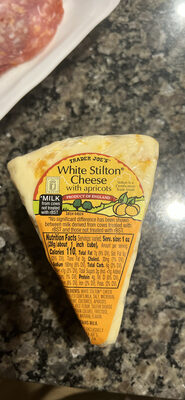 White Stilton Cheese with apricots