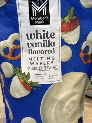 White Vanilla Flavored Melting Wafers