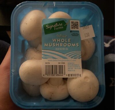 White Whole Mushrooms