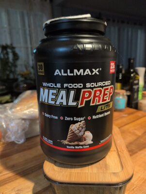 Whole Food Sourced Meal Prep Lite Vanilla Waffle Cone