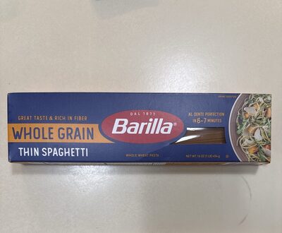 Whole Grain Thin Spaghetti