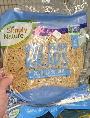Whole Grain Wraps reduced sodium