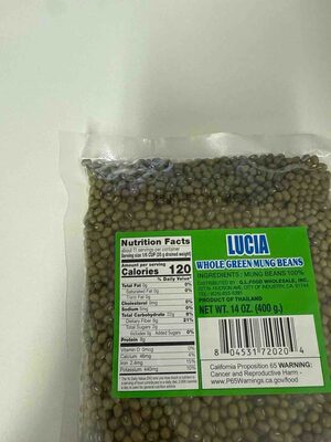 Whole Green Mung Beans