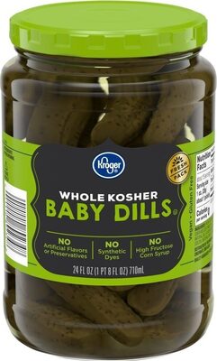 Whole kosher baby dills