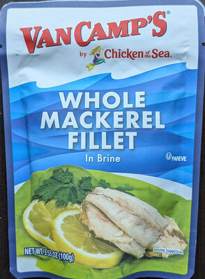 Whole Mackerel Fillet in Brine